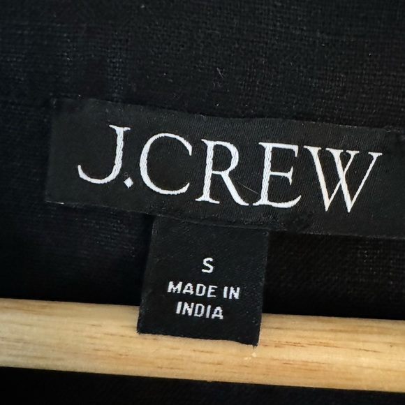 J Crew Linen Raw Hem Maxi Shirtdress - Picture 7 of 7